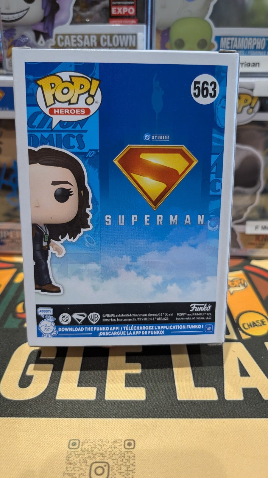 Funko Pop DC Superman Lois Lane 563 Signed by Rachel Brosnahan with Beckett COA