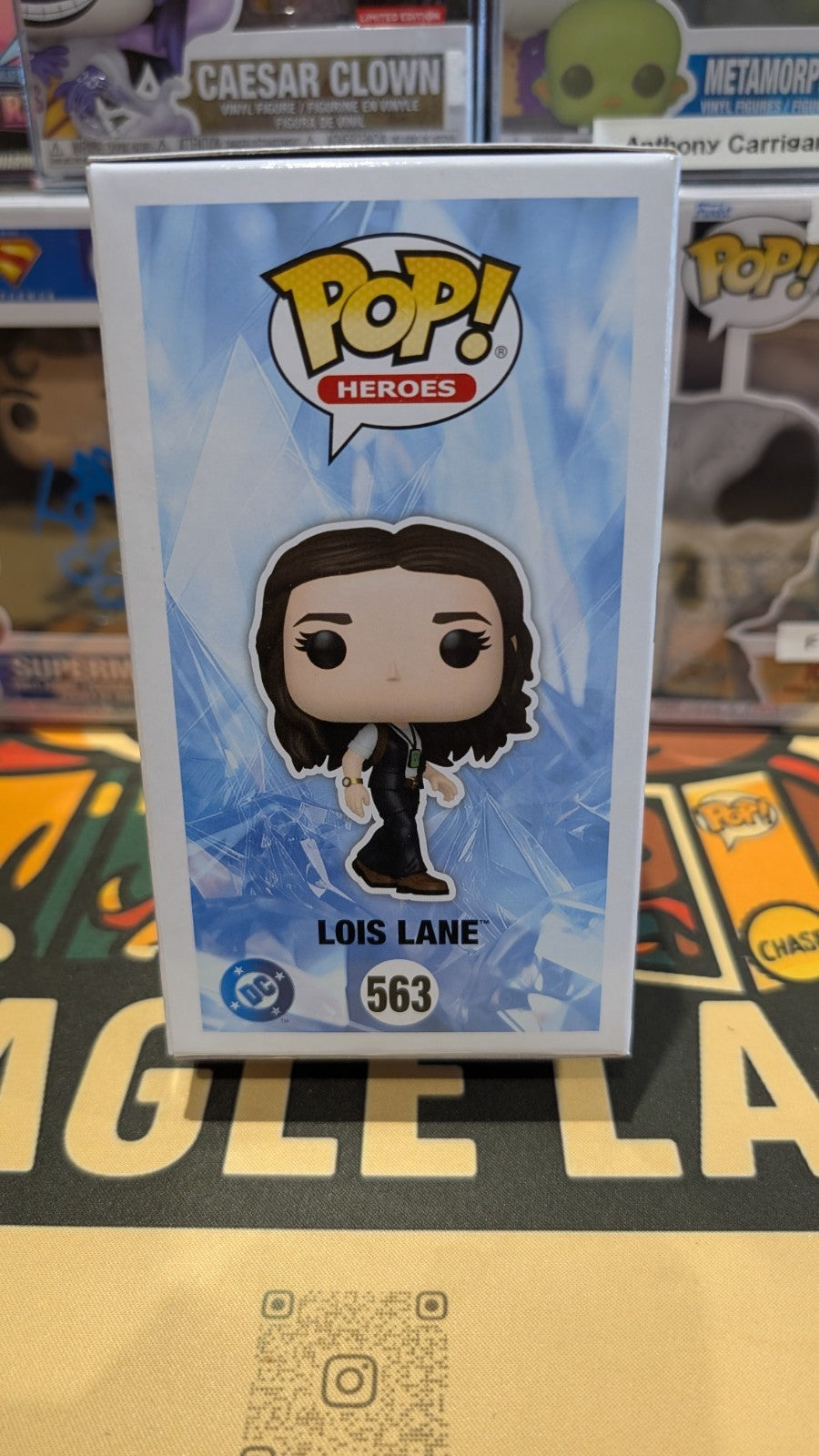 Funko Pop DC Superman Lois Lane 563 Signed by Rachel Brosnahan with Beckett COA