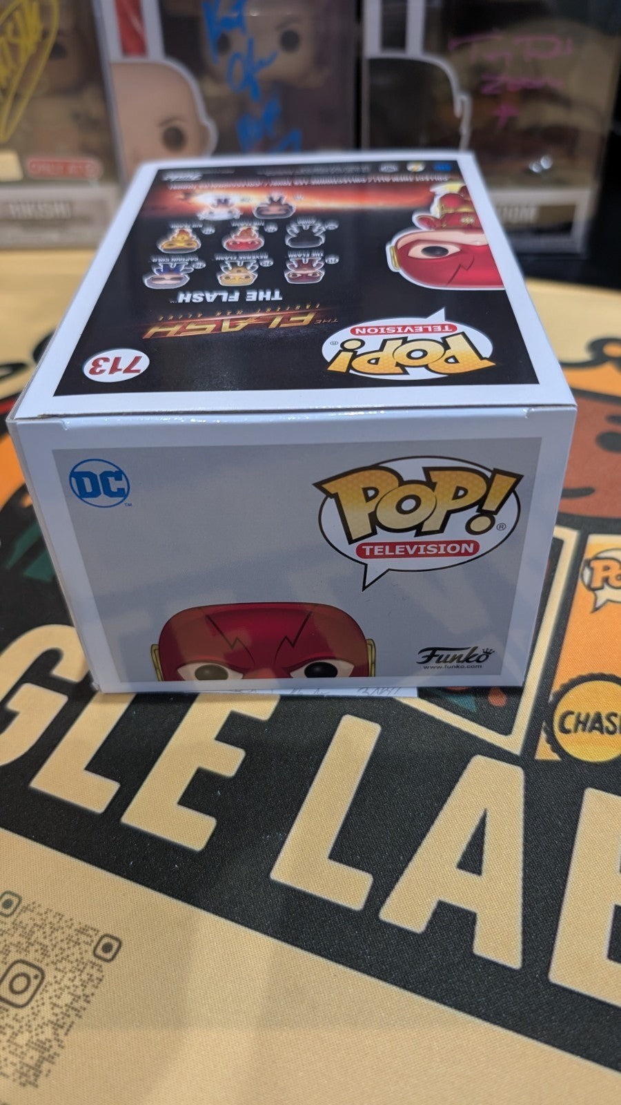 The Flash 713 Funko Pop Signed by Grant Gustin With JSA COA