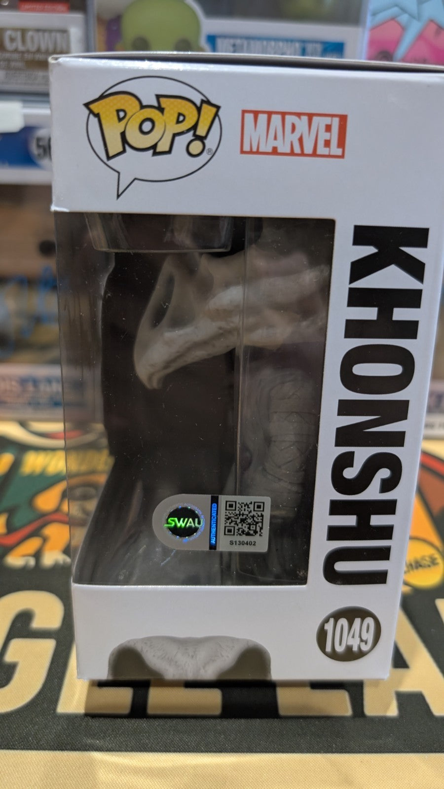 Signed Moon Knight Marvel Funko Pop Khonshu -  F Murray Abraham Autograph SWAU