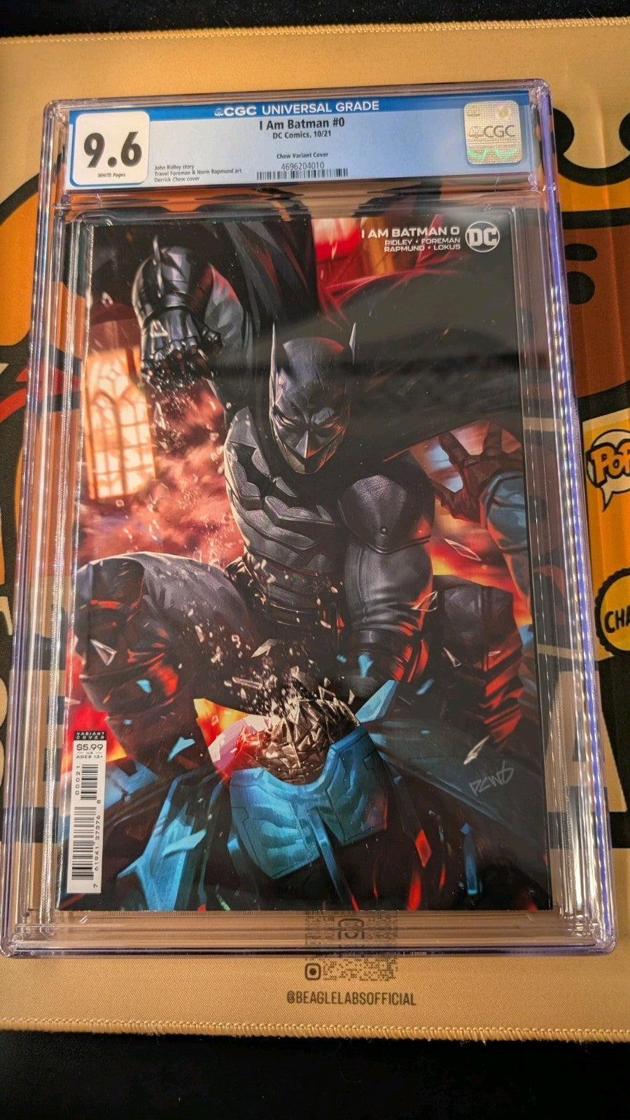 I Am Batman #0 Chew Variant CGC Graded Comic 9.6 2021 DC Comic