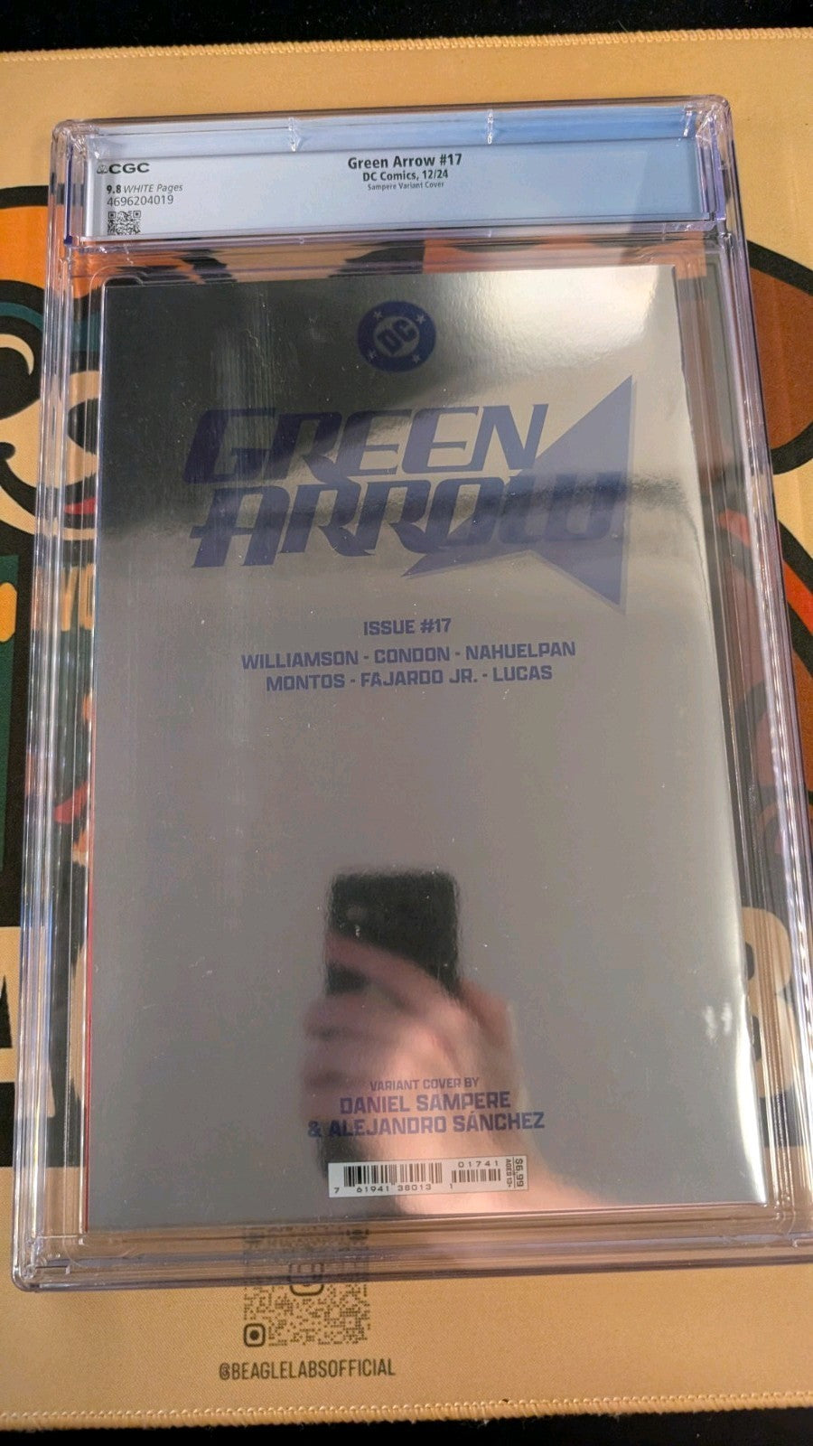 Green Arrow #17 Sampere Foil Variant CGC Graded 9.8 DC Comics