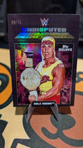 Topps Decades WWE Hulk Hogan Undisputed Champions /75 Numbered