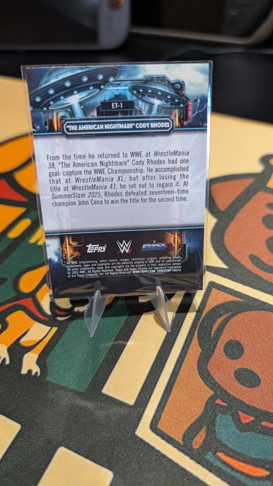 2026 Topps Chrome Cosmic #ET-1 American Nightmare Cody Rhodes Extraterrestrial