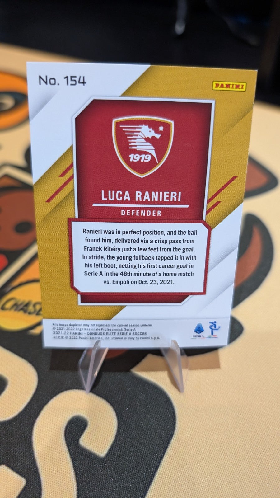 Panini DONRUSS ELITE Serie A 2021-22 - Blue Parallel 05 /19 Luca Ranieri