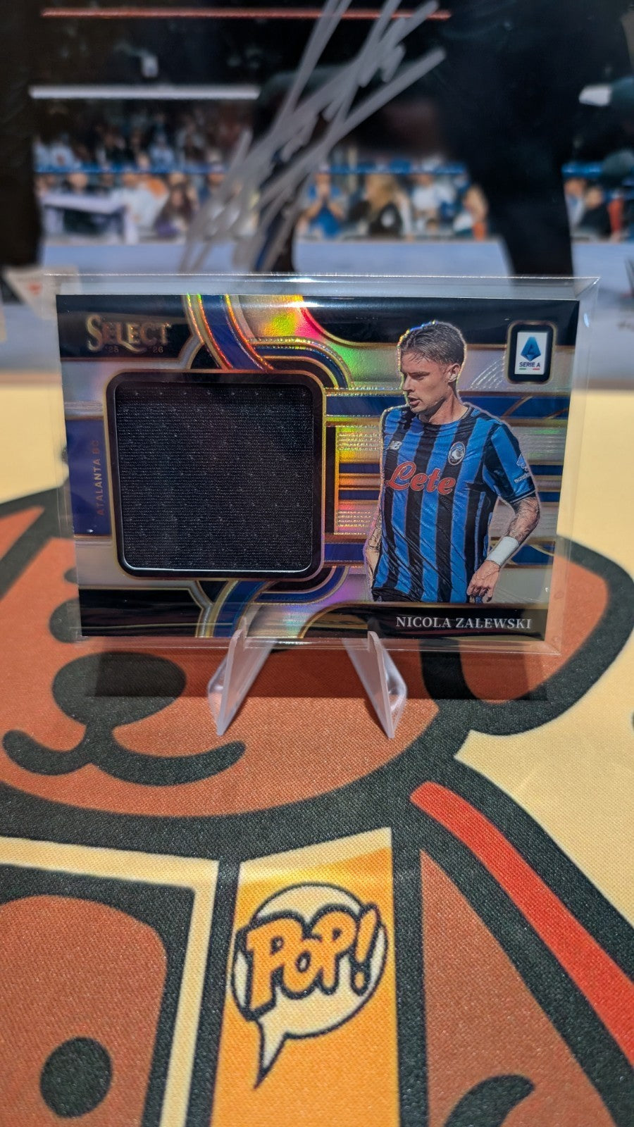 2025-26 Panini Select Serie A Nicola Zalewski Jumbo Swatches Atalanta Relic
