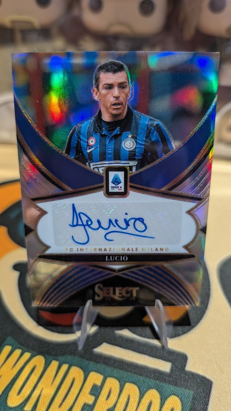 2024-25 Panini Select Serie A Signatures Lucio Autograph #SE-LU Inter Milan