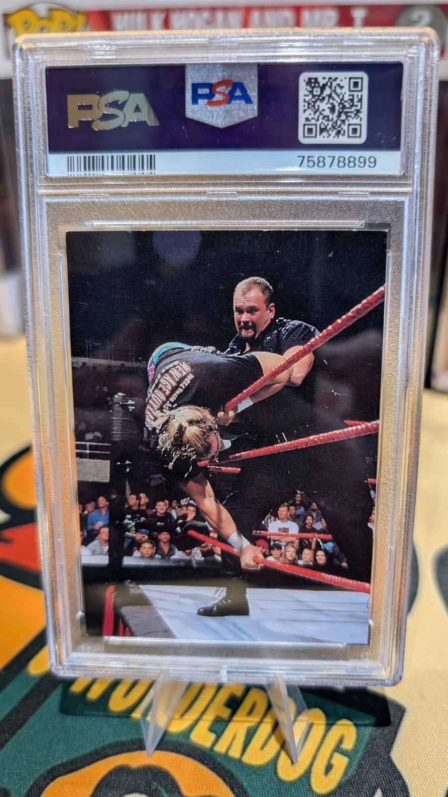 BIG BOSS MAN 1999 CLASSIC WWF SIGNED AUTOGRAPHED CARD PSA GRADED & CERTIFIED