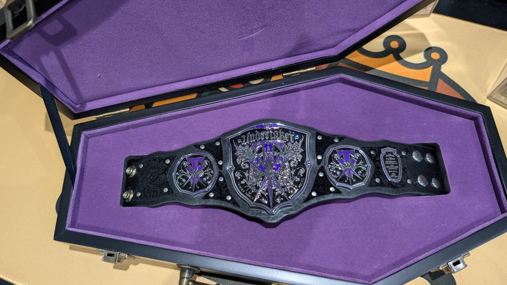 WWE The Undertaker Belt Mini Legacy Title With Display Case Wrestling