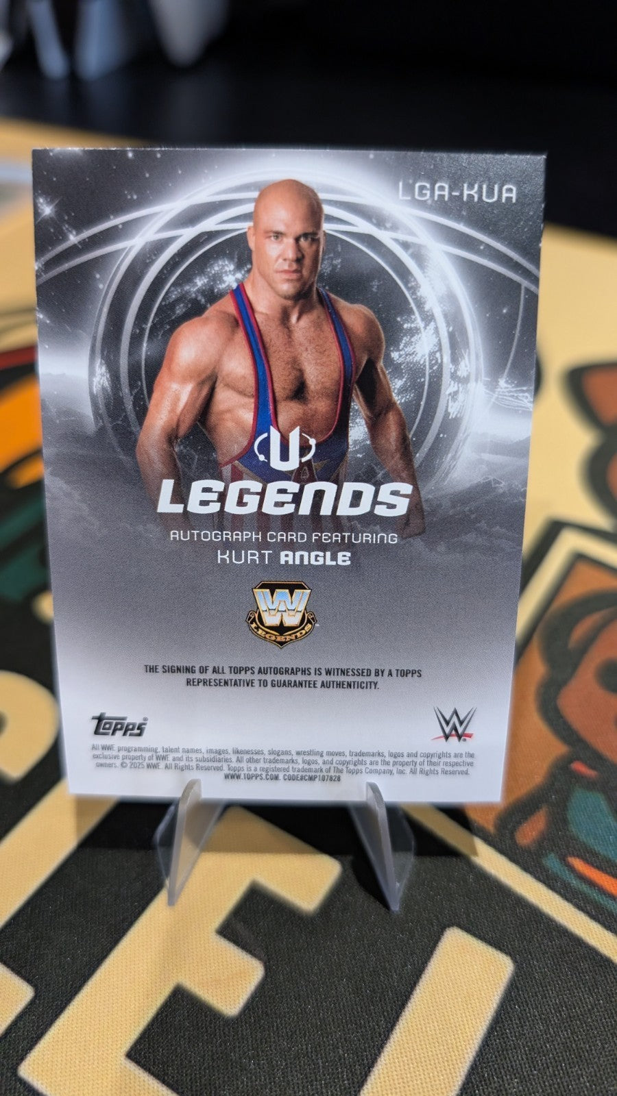 2025 Topps WWE Universe - Kurt Angle Legends Auto /99