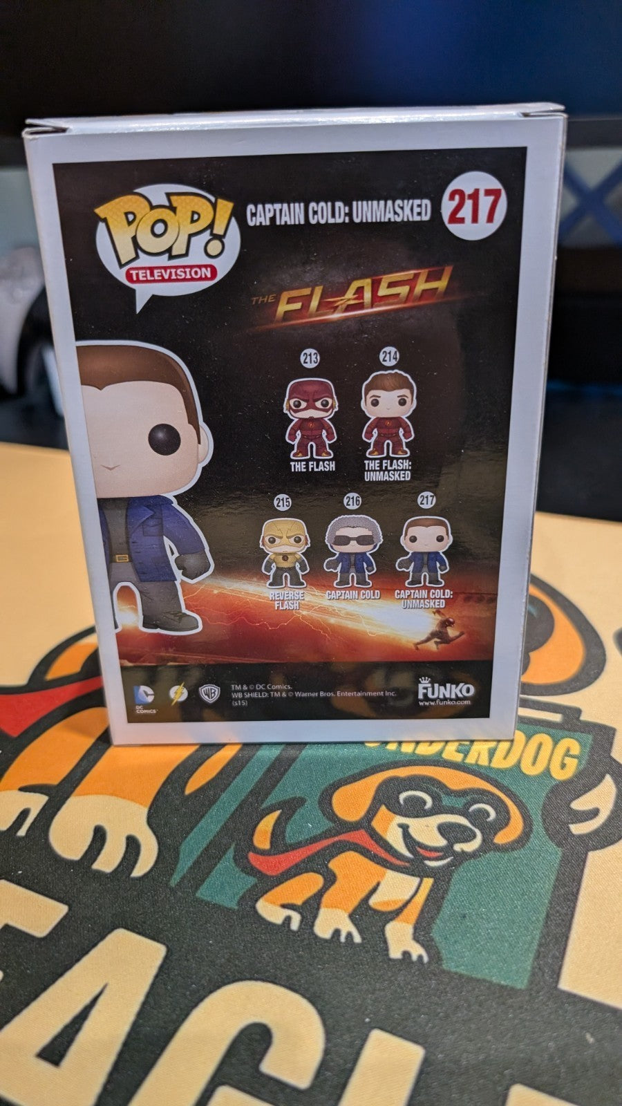 Funko Pop Television The Flash Captain Cold Unmasked 217 Underground Toys