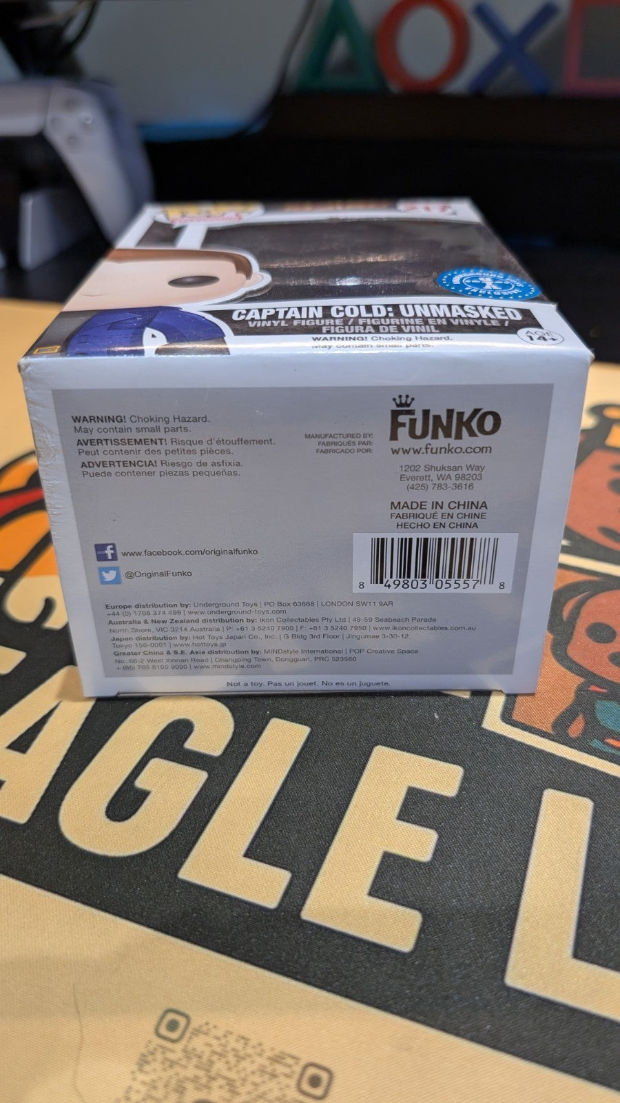 Funko Pop Television The Flash Captain Cold Unmasked 217 Underground Toys