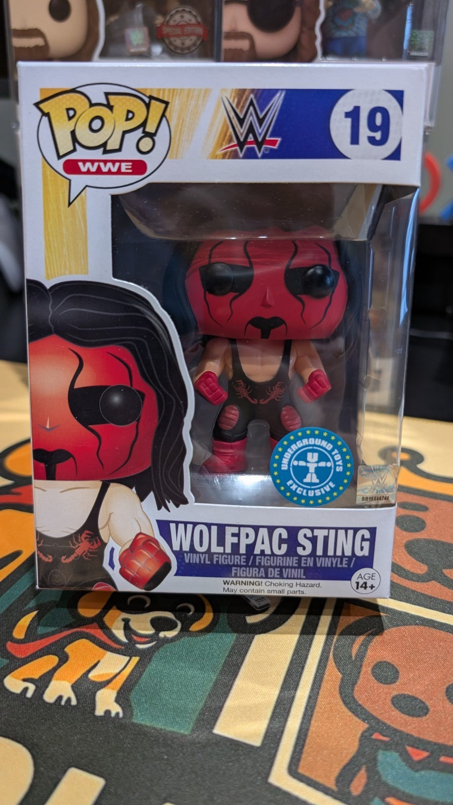 Funko POP! WWE #19: Wolfpac Sting (Underground Exclusive)