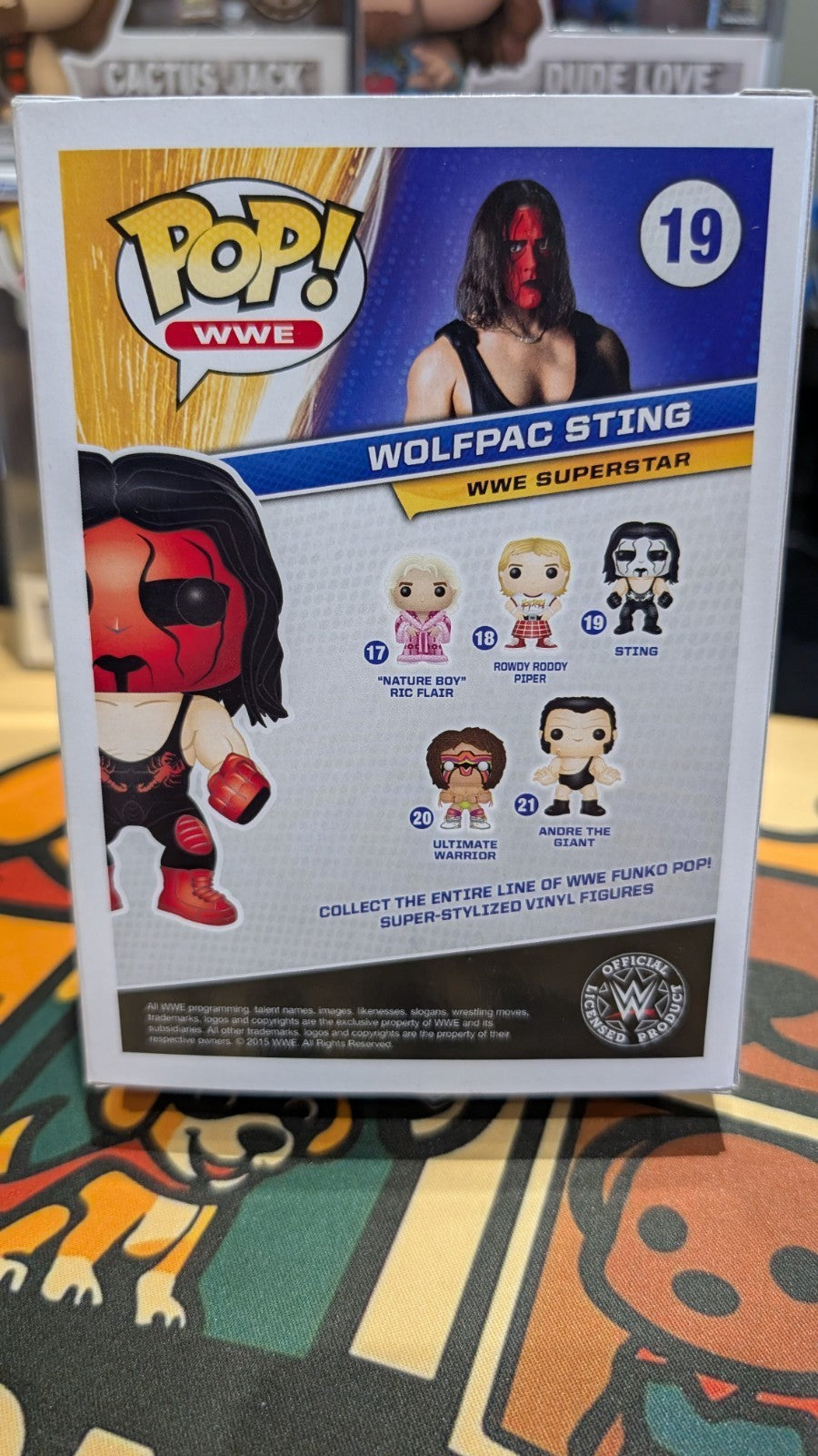Funko POP! WWE #19: Wolfpac Sting (Underground Exclusive)