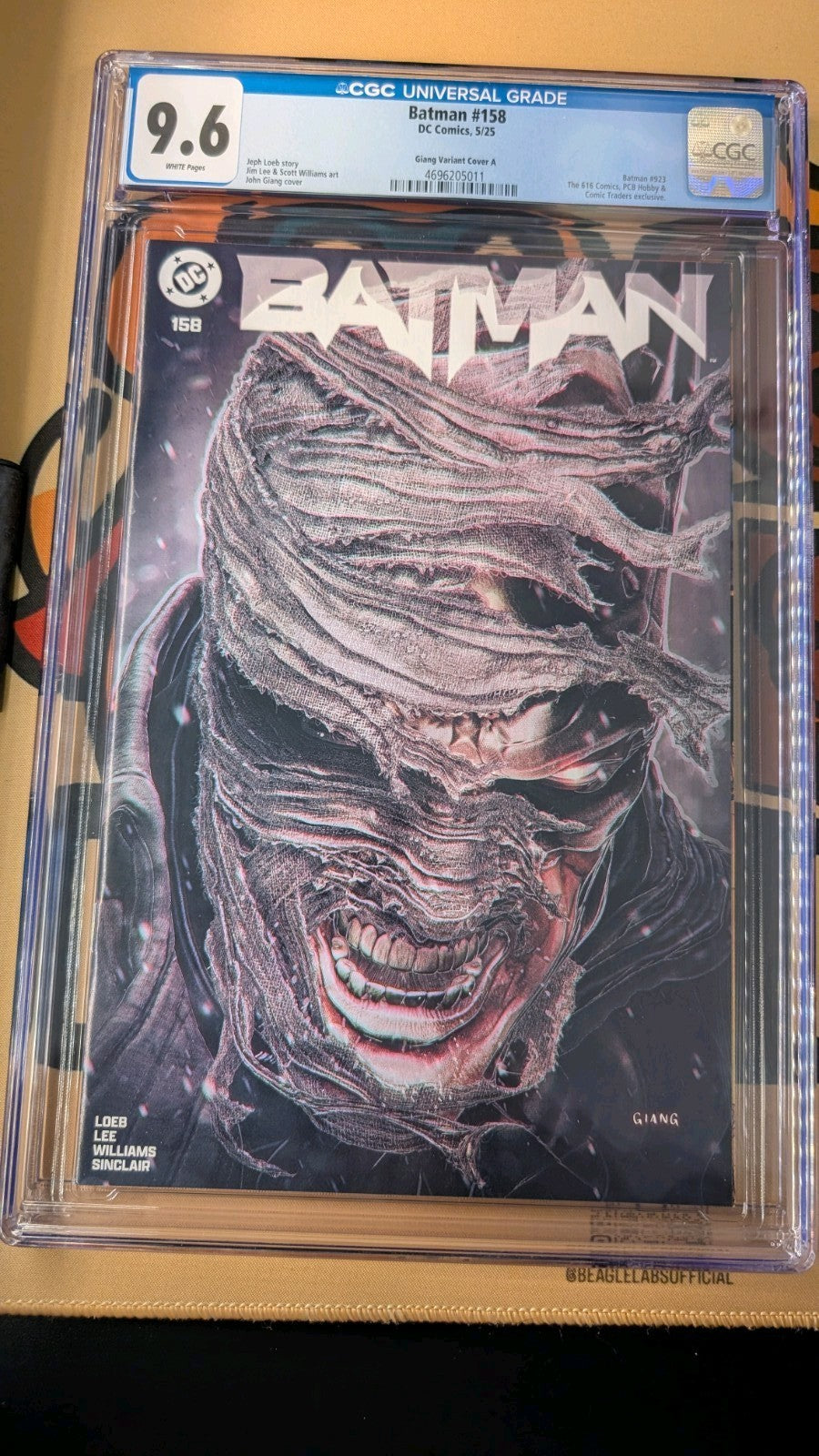 BATMAN #158 CGC Graded 9.6 JOHN GIANG DC COMICS HUSH 2 Virgin Variant A