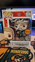 Signed WWE Funko Pop Million Dollar Man Ted Dibiase #124 Diamond Chase SWAU COA