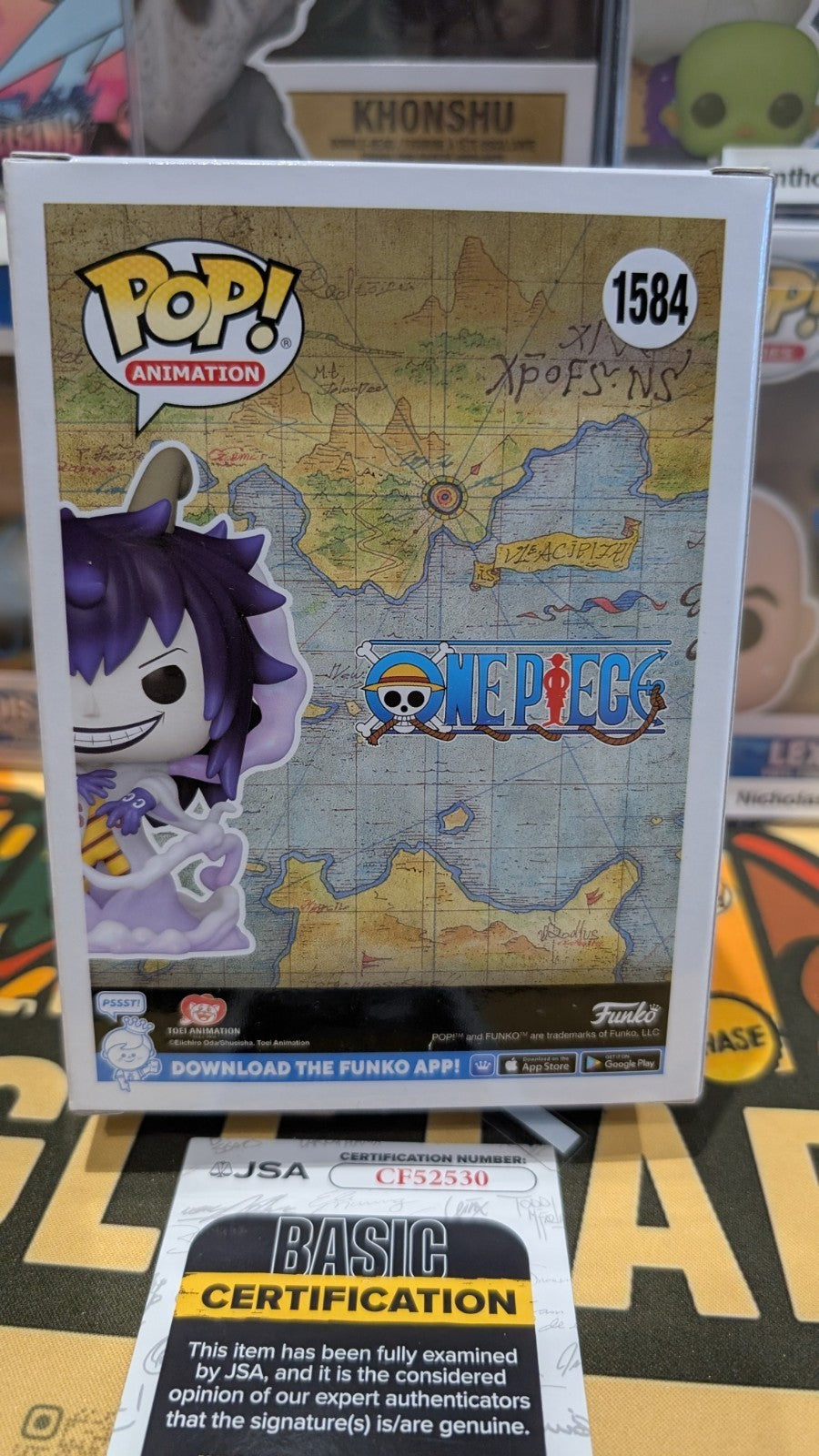 Funko Pop! One Piece - Caesar Clown Signed Quoted Jerry Jewell with JSA COA