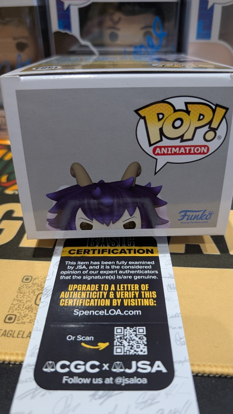 Funko Pop! One Piece - Caesar Clown Signed Quoted Jerry Jewell with JSA COA