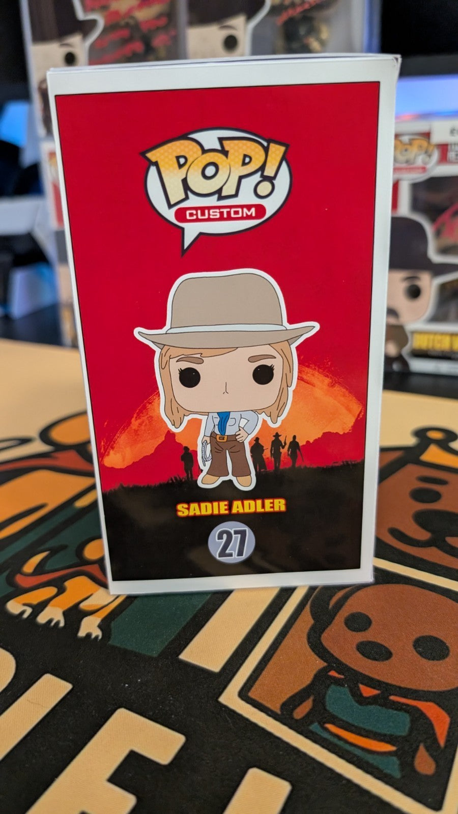 Sadie Adler Funko Pop Custom Red Dead Redemption Signed By Alex McKenna SWAU COA