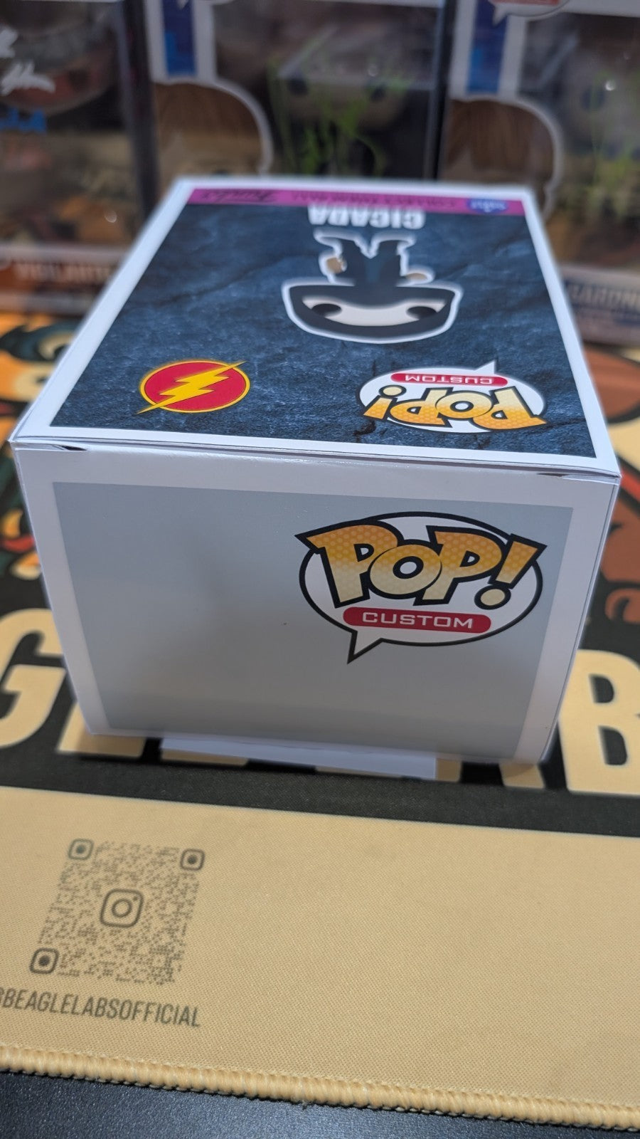 The Flash Custom Funko Pop Cicada Signed by Chris Klein With JSA COA