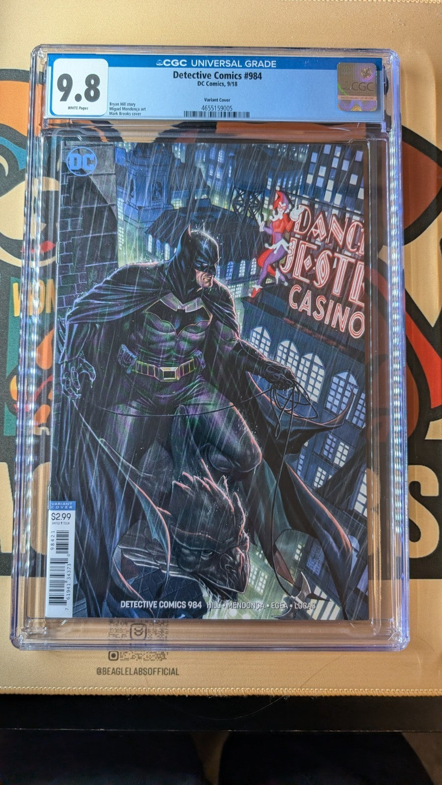 Detective Comics #984 (2018) DC CGC 9.8 White Mark Brooks Variant Batman