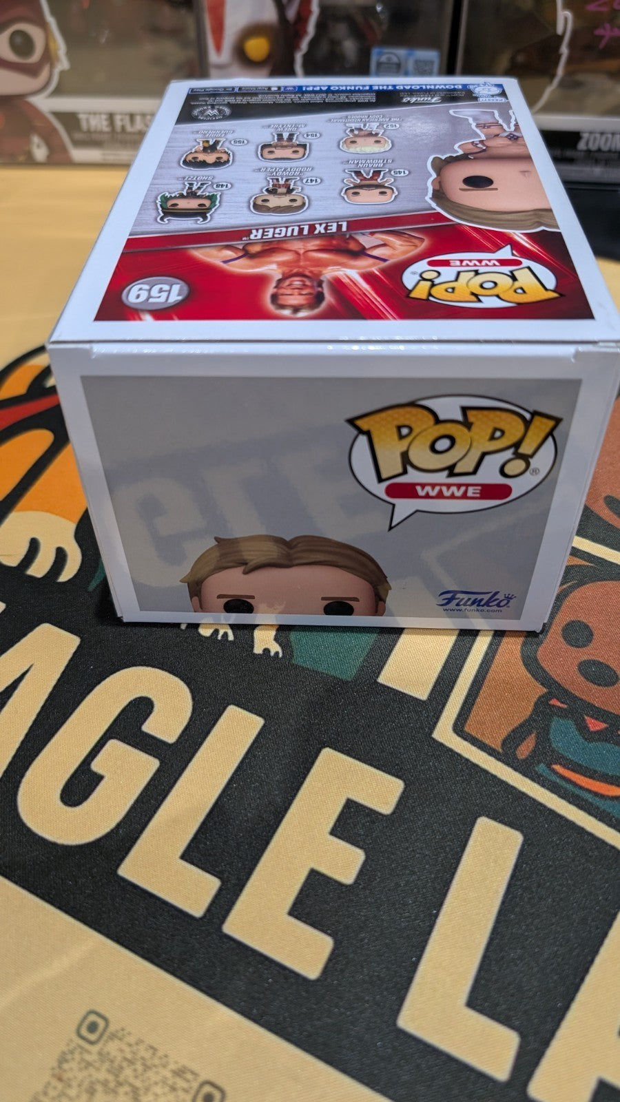 Funko Pop! WWE 159 Lex Luger Signed Autograph JSA Witnessed COA