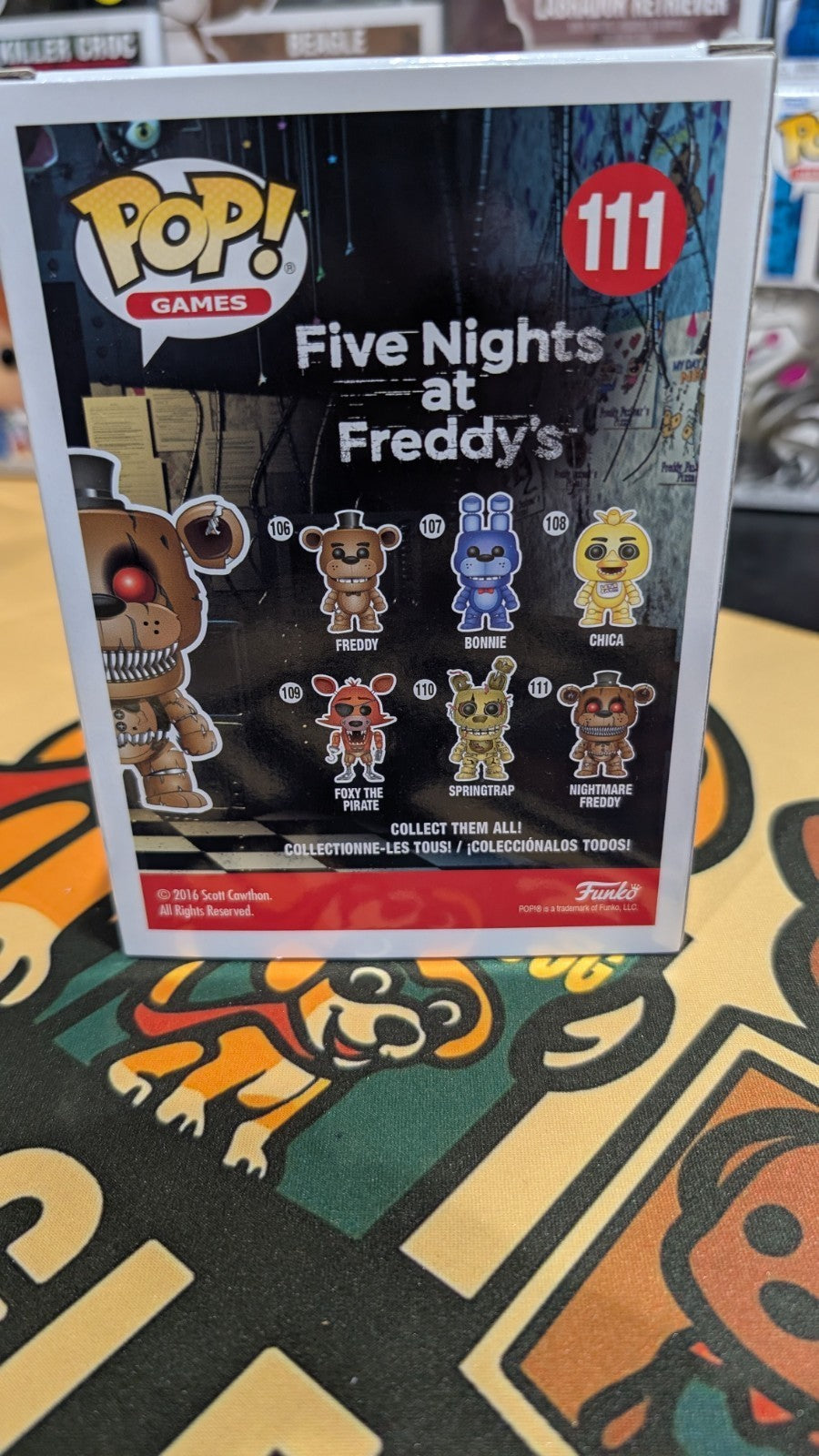 Funko POP Five Nights at Freddy's FNAF Nightmare Freddy #111