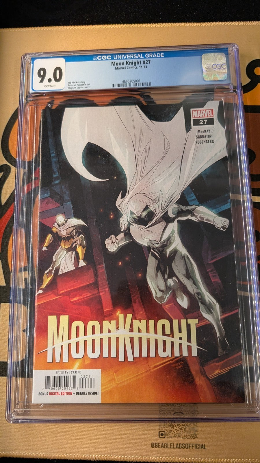 Moon Knight #27 (Marvel Comics 2023) Main Cover CGC 9.0 Graded Comic