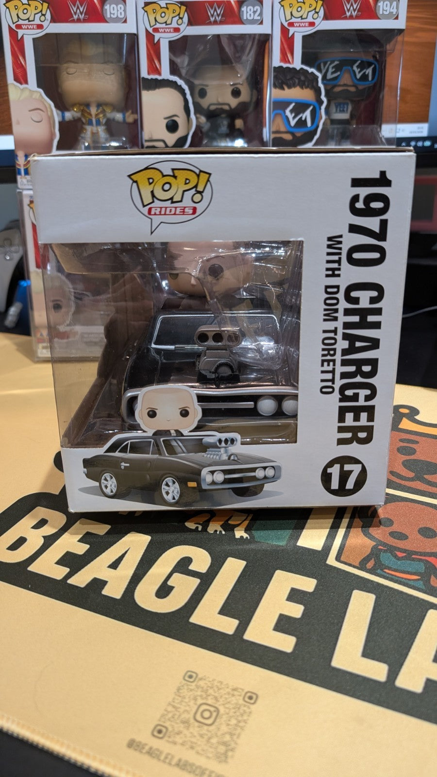 Funko Pop! Vinyl: Fast & Furious Dom Toretto With 1970 Charger #17 Rare Vaulted