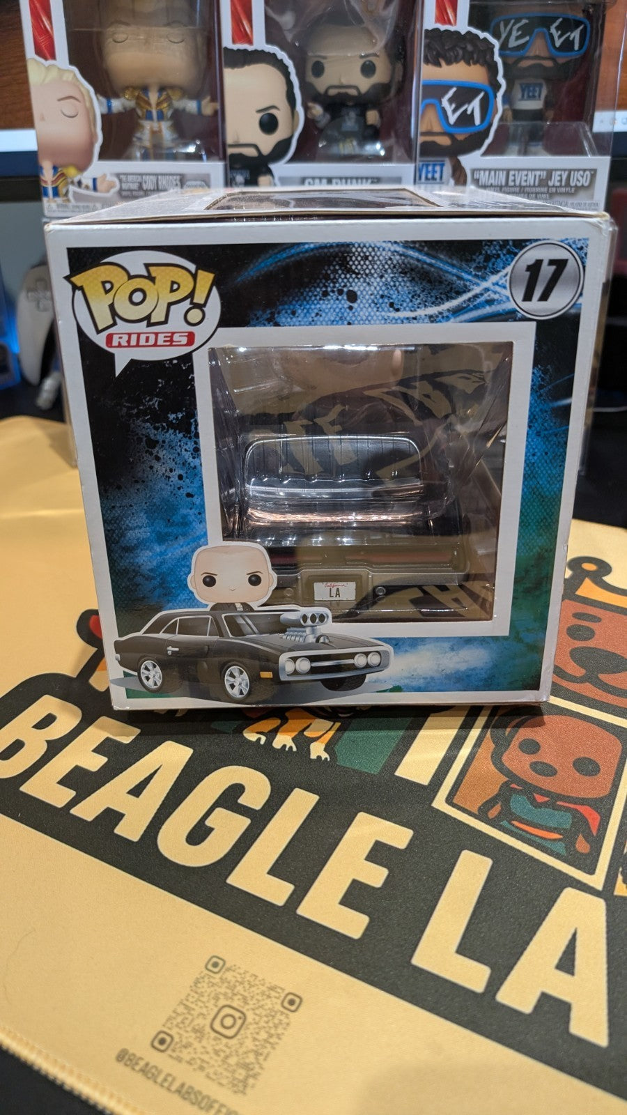 Funko Pop! Vinyl: Fast & Furious Dom Toretto With 1970 Charger #17 Rare Vaulted