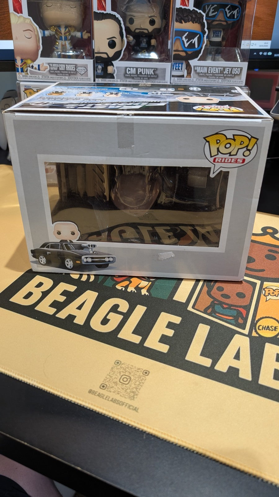 Funko Pop! Vinyl: Fast & Furious Dom Toretto With 1970 Charger #17 Rare Vaulted