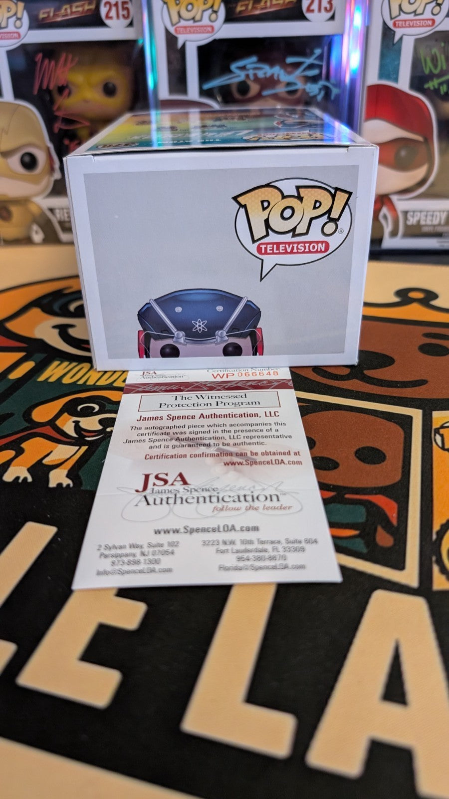Legends of Tomorrow The Atom 378 SIGNED by Brandon Routh Funko Pop Rare COA JSA