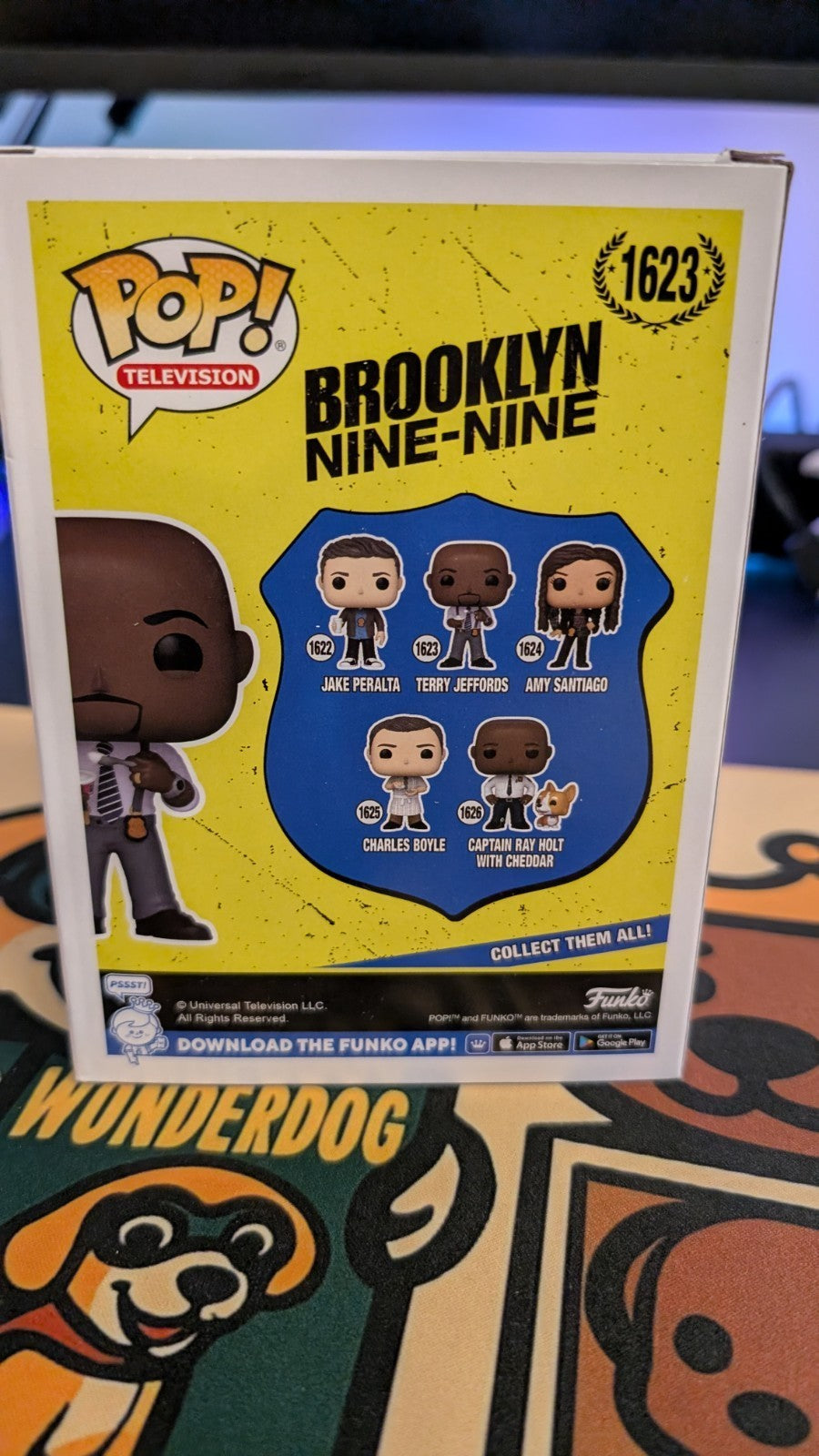 Funko Pop! Brooklyn Nine-Nine Terry Jeffords Signed By Terry Crews PSA COA #1623