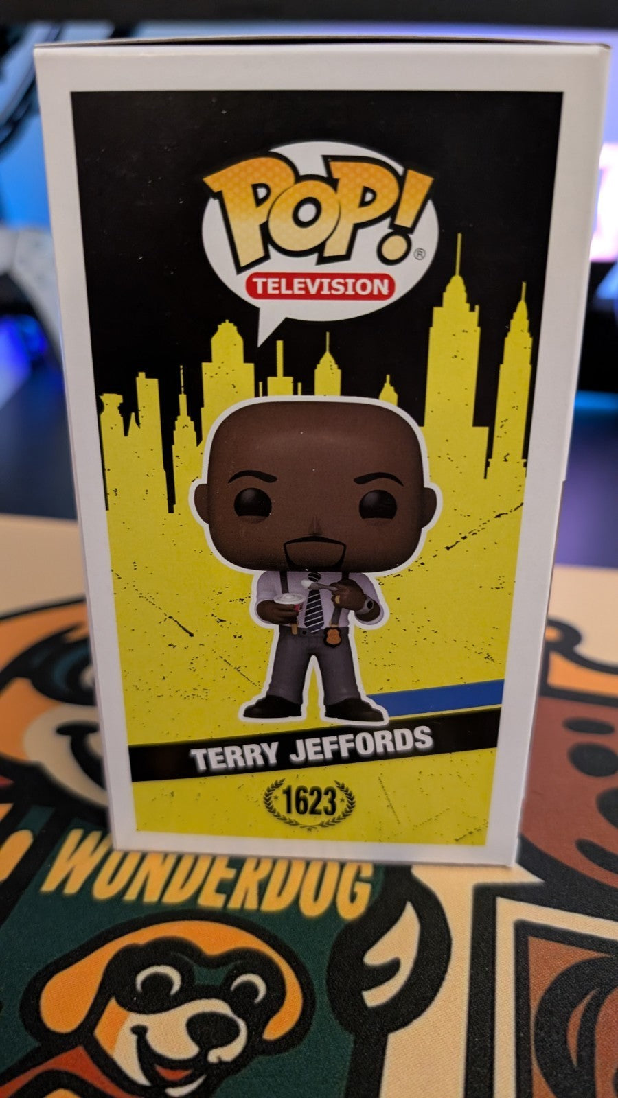 Funko Pop! Brooklyn Nine-Nine Terry Jeffords Signed By Terry Crews PSA COA #1623