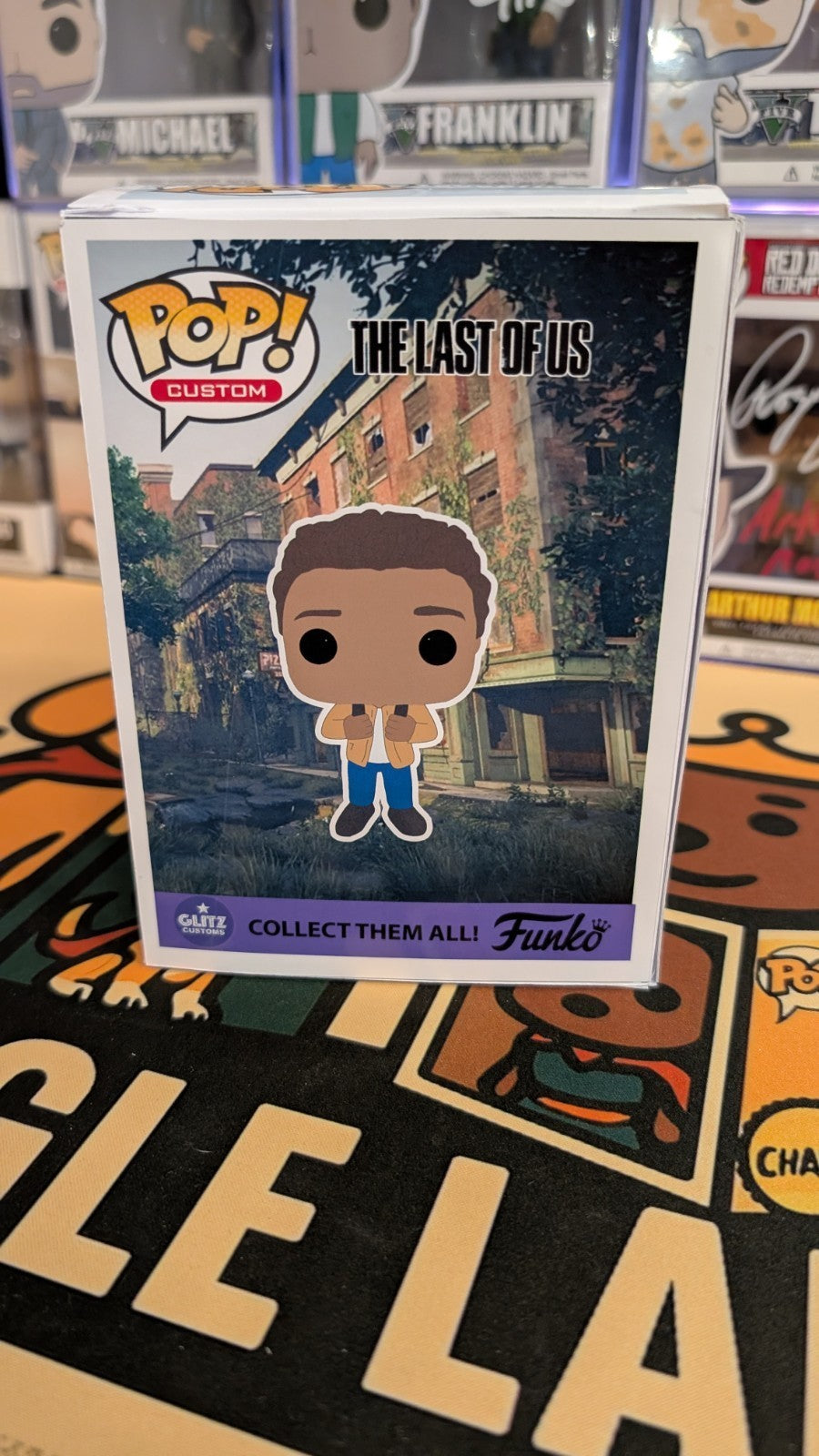 Nadji Jeter Signed Custom Funko Pop The Last Of Us Sam SWAU with Quote