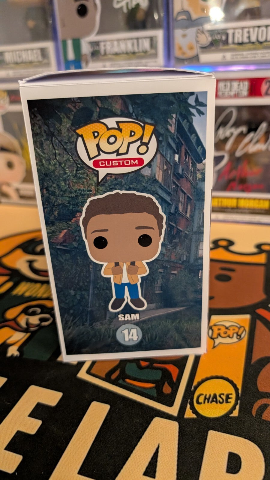 Nadji Jeter Signed Custom Funko Pop The Last Of Us Sam SWAU with Quote