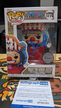Funko One Piece - Buggy The Genius Jester Clown - #1778 Signed By Jeff Ward ACOA