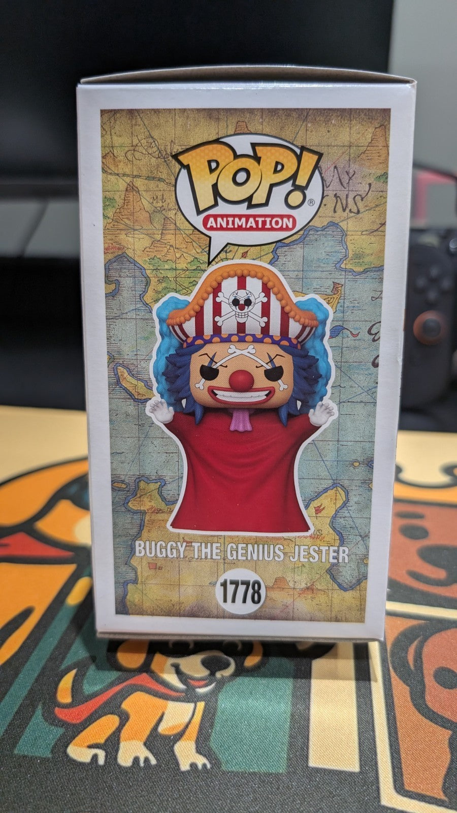 Funko One Piece - Buggy The Genius Jester Clown - #1778 Signed By Jeff Ward ACOA