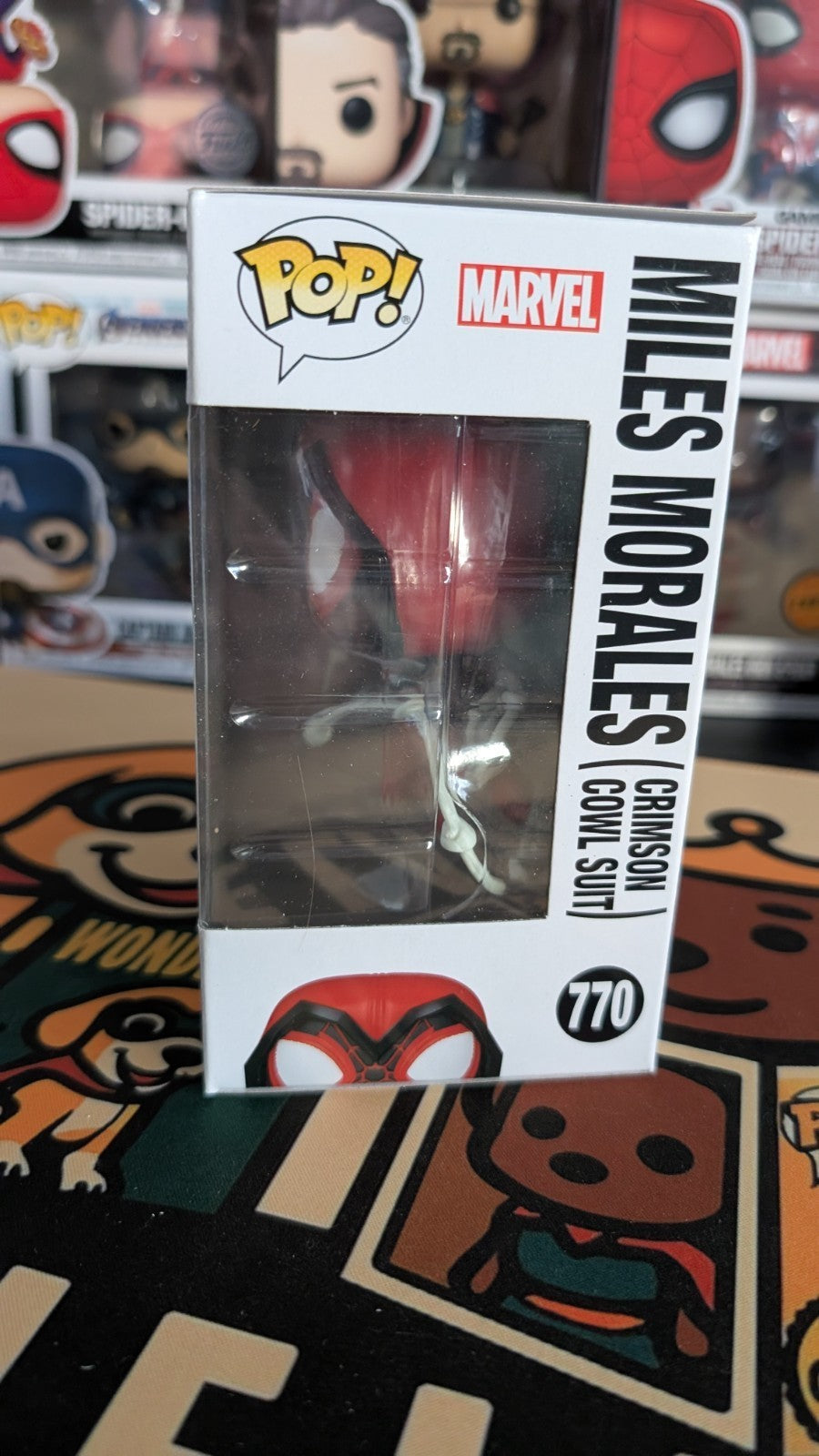 Spider-Man Gamerverse Miles Morales (Crimson Cowl Suit) Funko Pop! #770