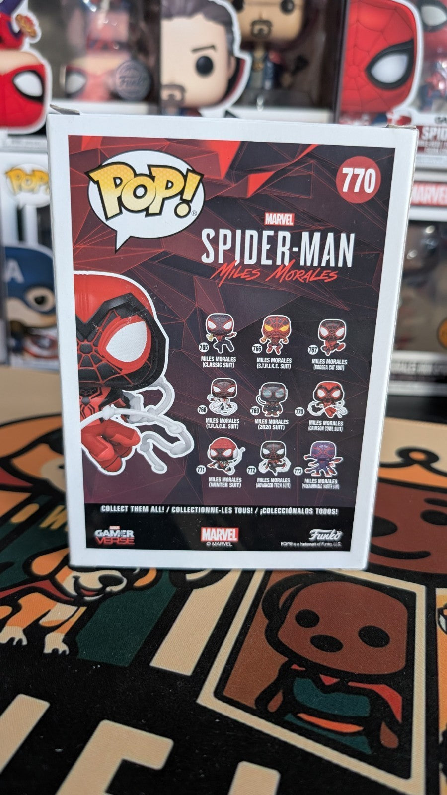 Spider-Man Gamerverse Miles Morales (Crimson Cowl Suit) Funko Pop! #770