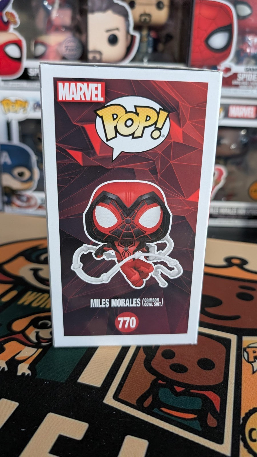 Spider-Man Gamerverse Miles Morales (Crimson Cowl Suit) Funko Pop! #770