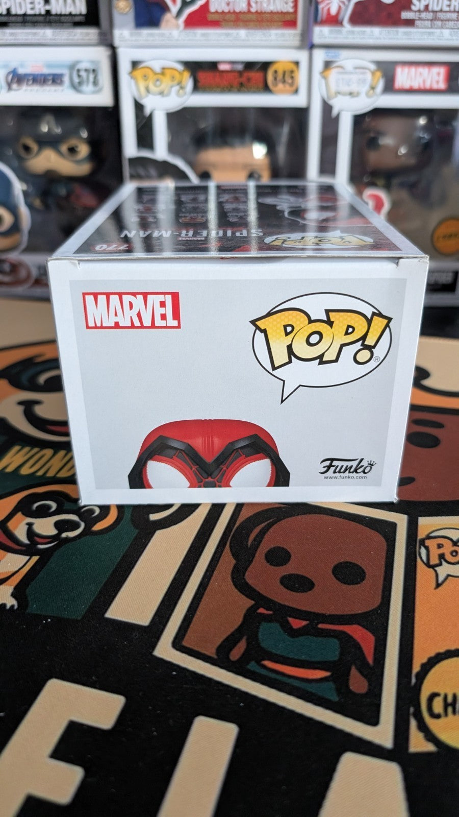 Spider-Man Gamerverse Miles Morales (Crimson Cowl Suit) Funko Pop! #770