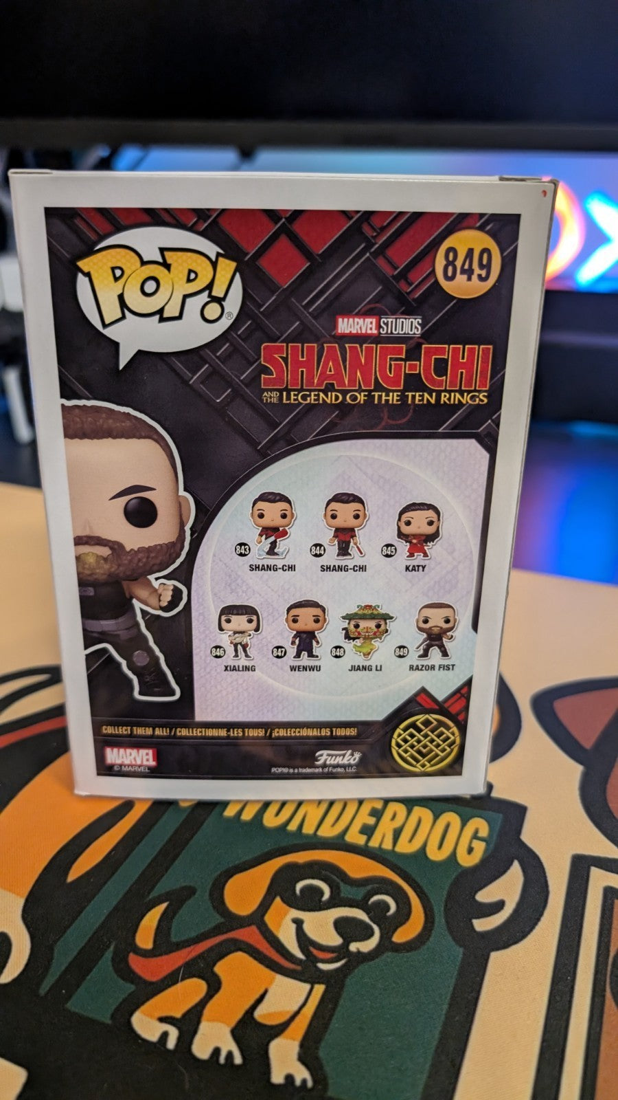 Florian Munteanu Signed Funko Pop BECKETT Witnessed Razor Fist Shang Chi Marvel