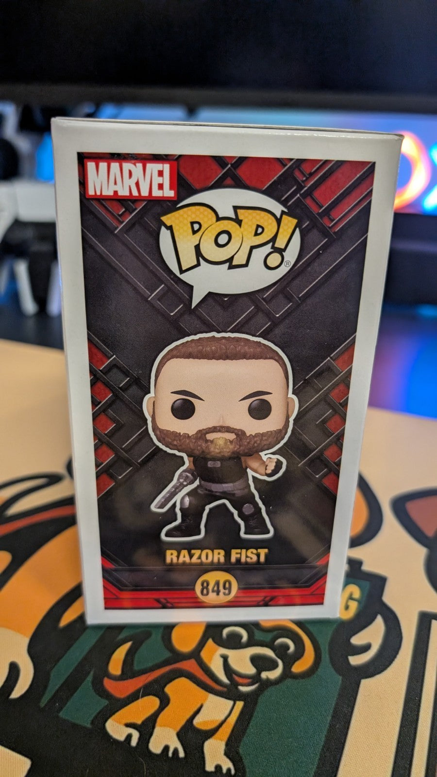 Florian Munteanu Signed Funko Pop BECKETT Witnessed Razor Fist Shang Chi Marvel