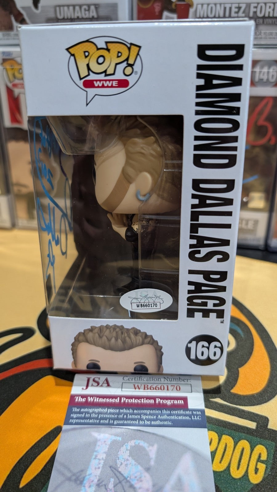 DDP Diamond Dallas Page Autographed signed Inscribed WWE Wrestling Funko JSA COA