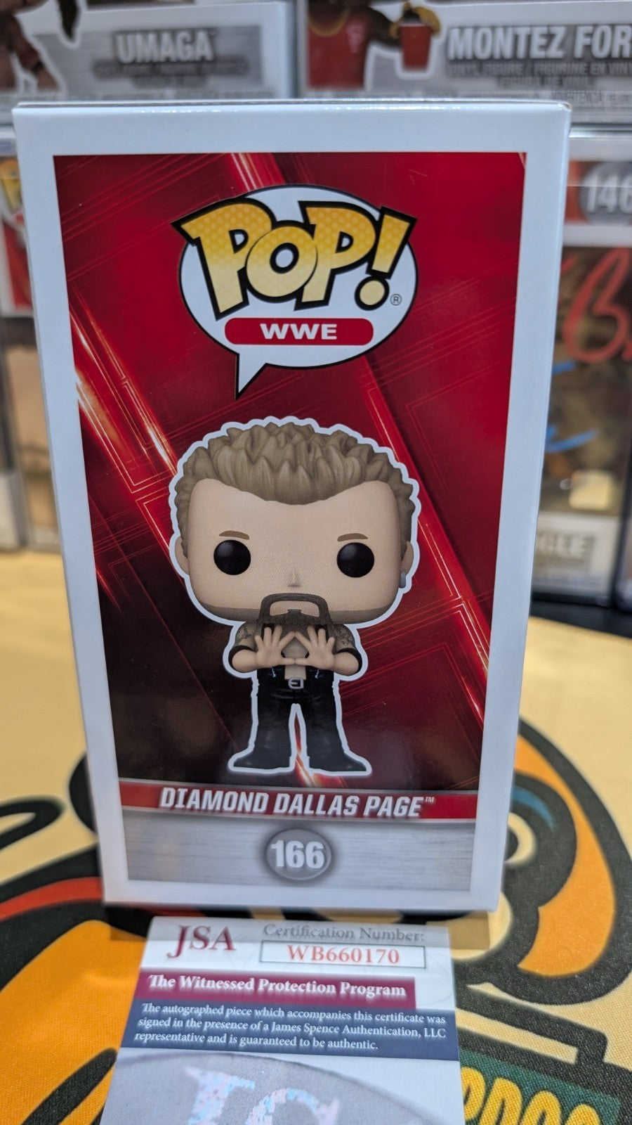 DDP Diamond Dallas Page Autographed signed Inscribed WWE Wrestling Funko JSA COA
