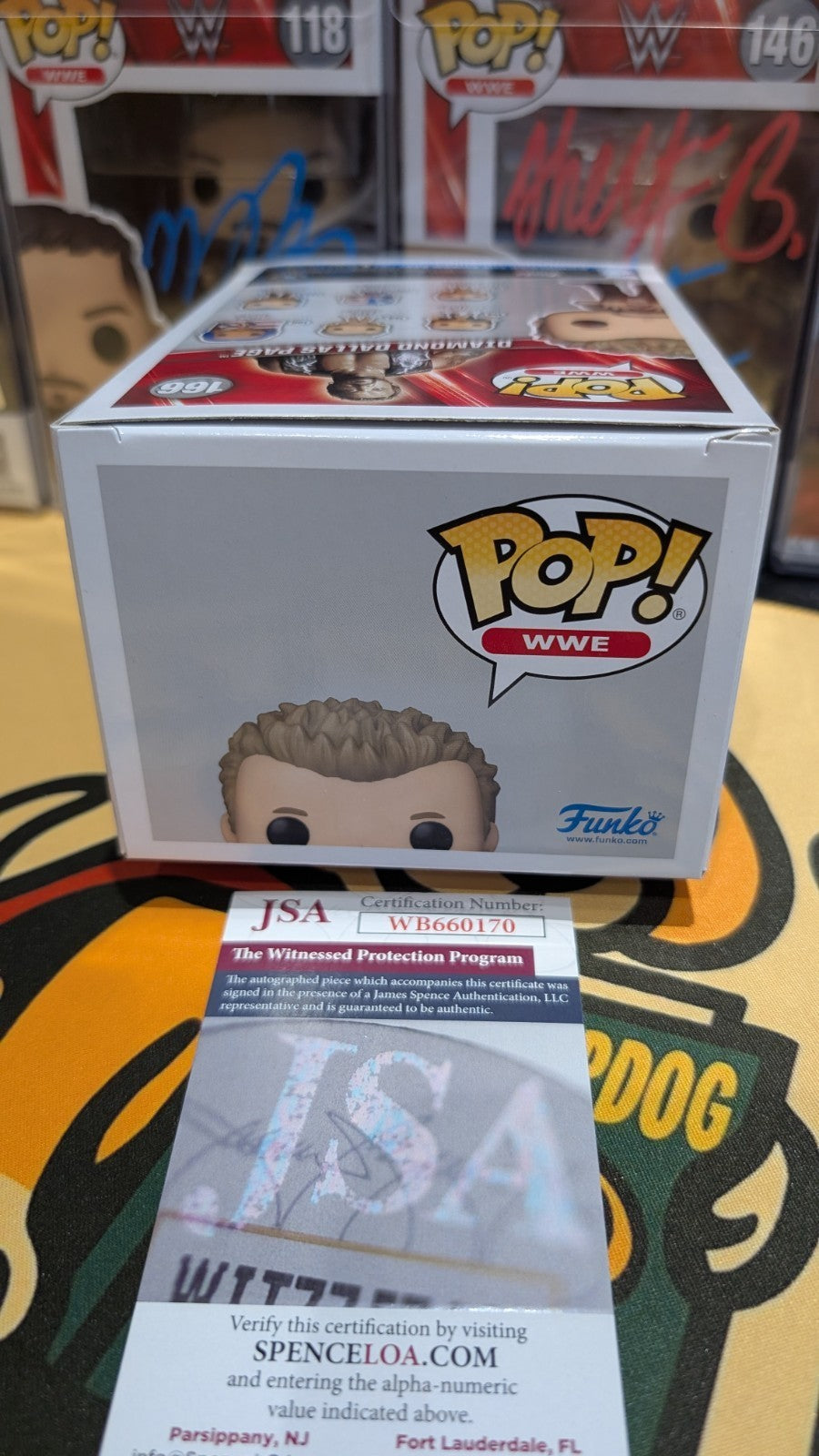 DDP Diamond Dallas Page Autographed signed Inscribed WWE Wrestling Funko JSA COA