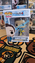 Custom Funko Pop Uncharted 4 Samuel Drake Signed by Troy Baker with Quote & SWAU