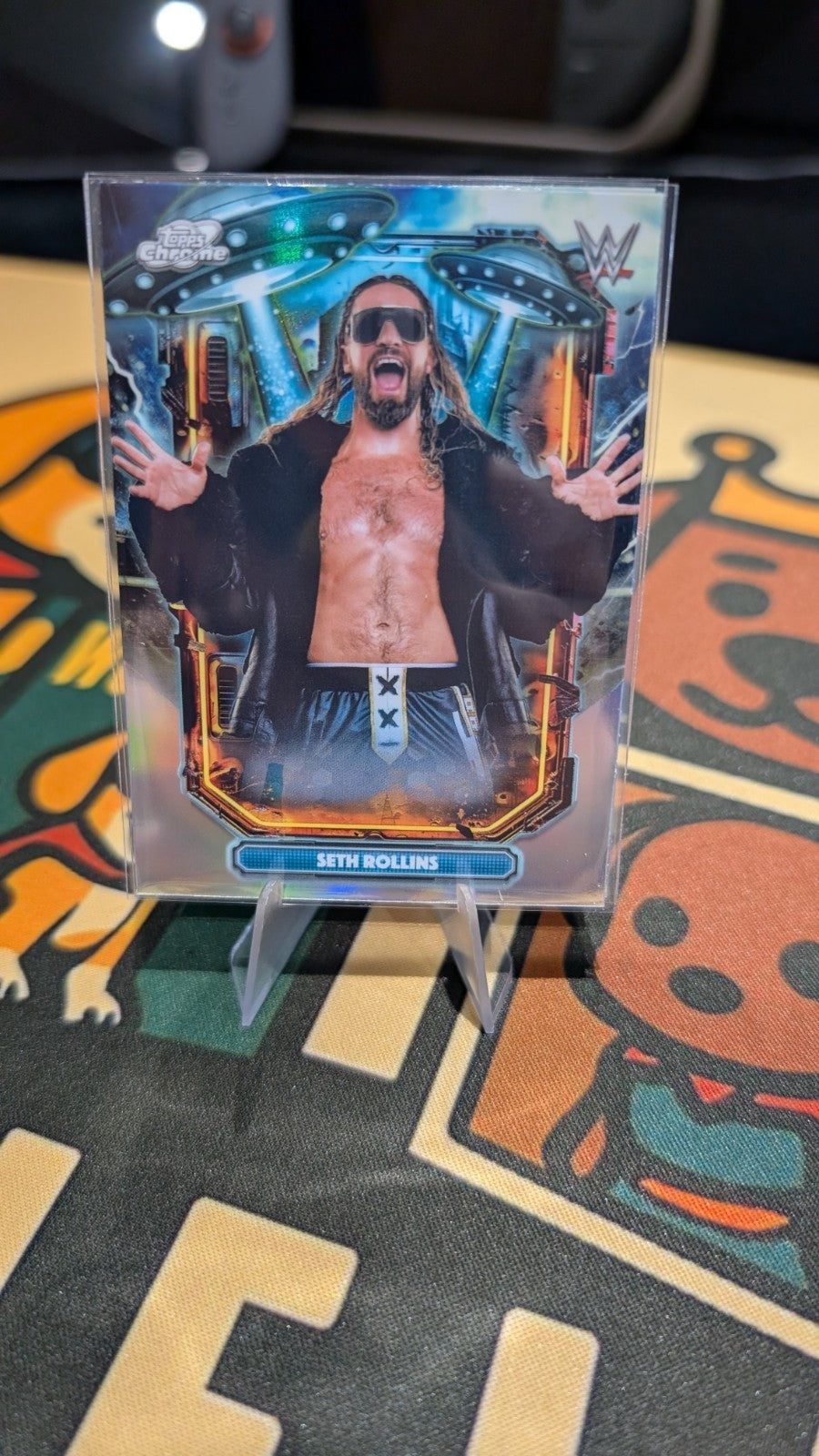 2026 Topps Chrome Cosmic WWE Wrestling #ET3 Seth Rollins Extraterrestrial Talent