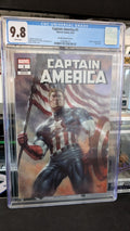Captain America # 1 CGC 9.8 Marvel Comics Lucio Parrillo Variant A Steve Rogers